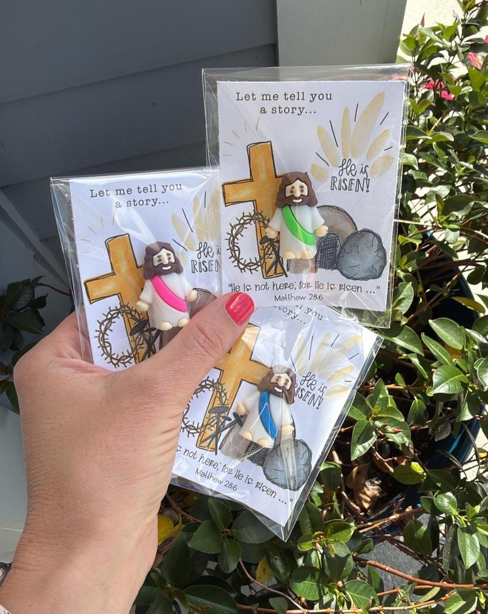 Mini Jesus Easter Party Favors Christian Church Handouts Kids Class ...