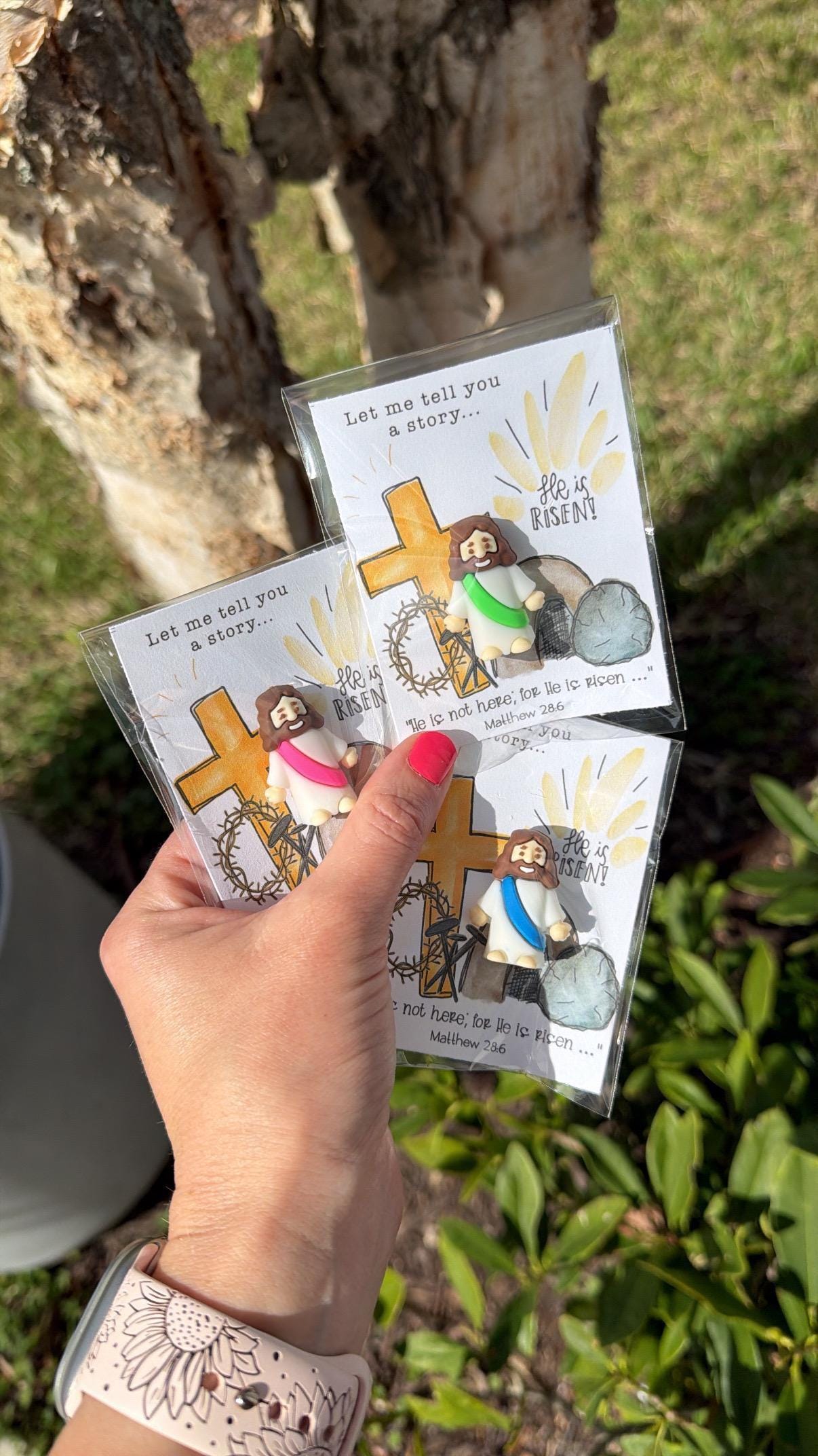 Mini Jesus Easter Party Favors Christian Church Handouts Kids Class ...