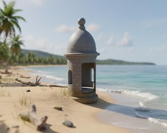 Wieża strażnicza El Morro – plik STL do druku 3D (zgodny ze skalą 1:12)