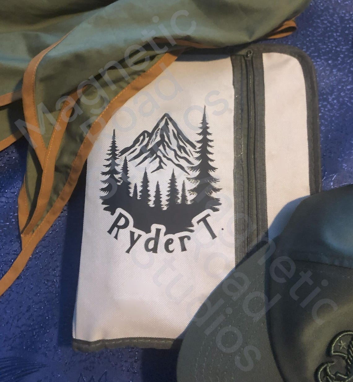 Personalized Scoutbook Cover – Custom Canvas Protector With Hiker ...