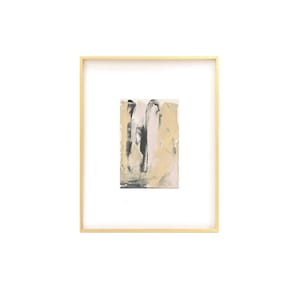 Original Abstract Fine Art Print, Black & White Monochrome Print (5x7)
