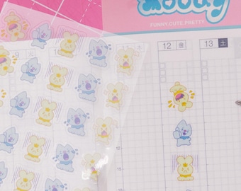 MOODS - funny.cute.pretty set stickervellen planner