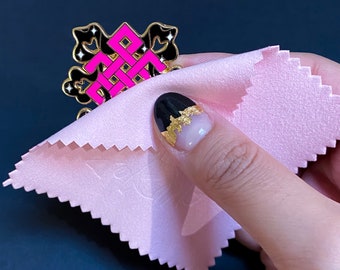 Emaille pin magic polishing doek, sieraden glans polijsten wipe kleine anti-aanslag herbruikbare reiniging chamosine