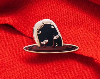 TEARS - Japanese Tattoo Pin - Limited Edition Collaboration Monica Mot