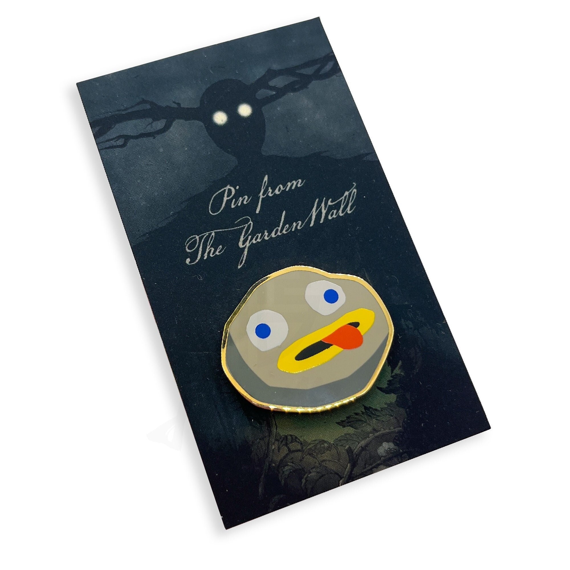 Found a forgotten website with some official merch and managed to get a  couple pins of the man himself : r/overthegardenwall