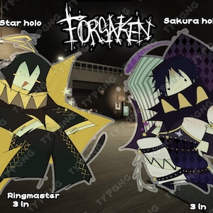 Forsaken Keychains Ringmaster & Jester Two-time - Etsy