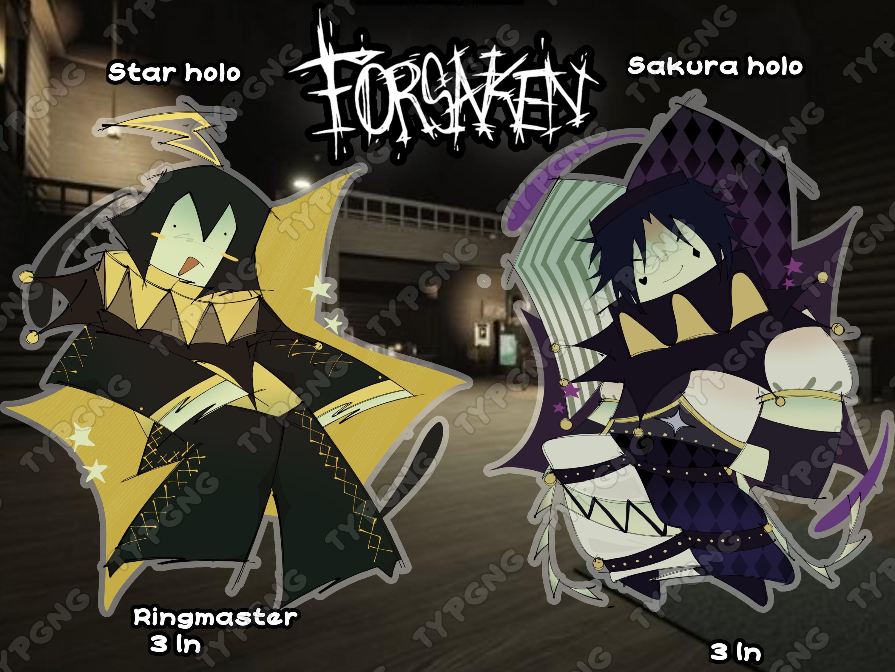 Forsaken Keychains Ringmaster & Jester Two-time - Etsy