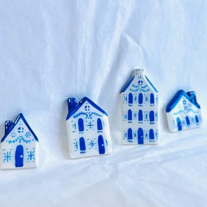 Whimsical Village — Handmade Clay Pin/Magnet