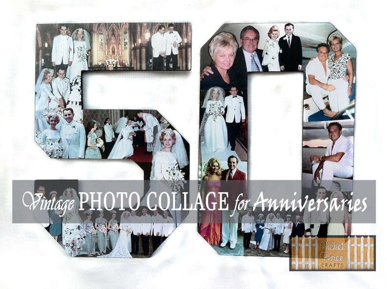 Custom Photo Collage Letter Girlfriend Gift College Dorm Etsy