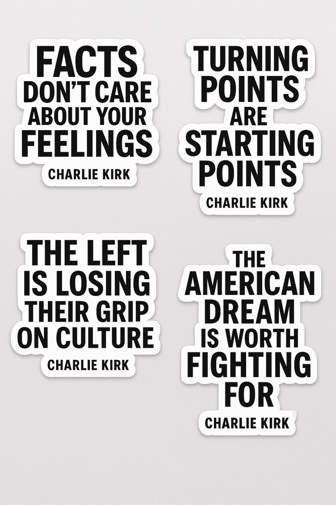 Charlie Kirk Patriotic Sticker Pack | Stickers for Journals, Tech ...