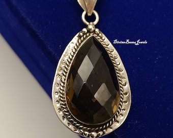 Smoky Quartz Pendant, Protection Stone Gift