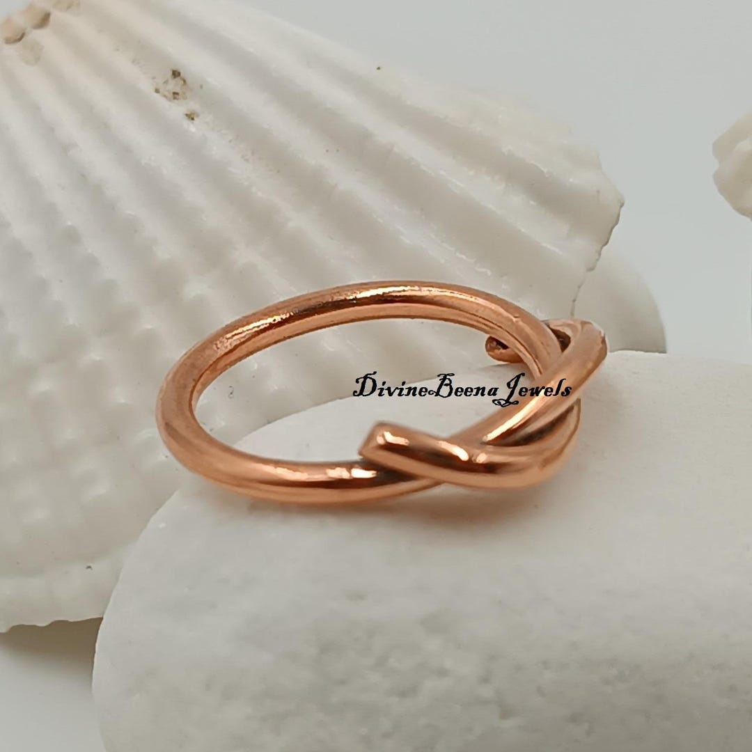 Hand-hammered Pure Copper Wrap Ring – Adjustable Triple Spiral Band - Etsy