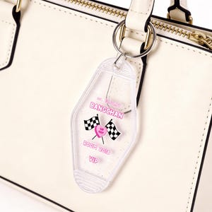 Custom Motel Hotel Keychains – Full-Color Print Vintage Key Tags, Personalized Fobs image 15