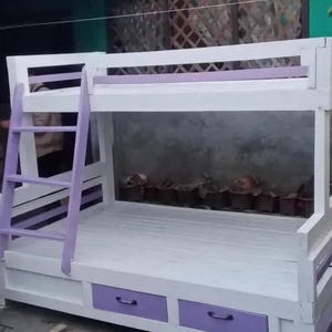 wooden bed