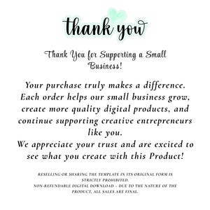 Puede incluir: Una tarjeta de agradecimiento digital con un borde a cuadros verde claro y blanco y un icono de coraz&oacute;n. El texto dice: thank you, Thank You for Supporting a Small Business! Su compra marca la diferencia. La reventa est&aacute; prohibida.