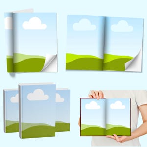 editable book mockup