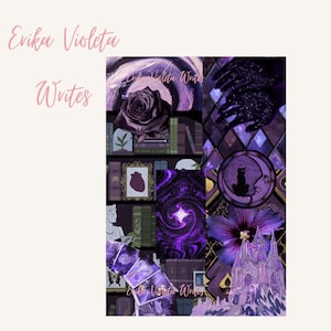 Dark Purple - Kindle Insert - Compatible with Paperwhite, Basic, Colorsoft and Scribe