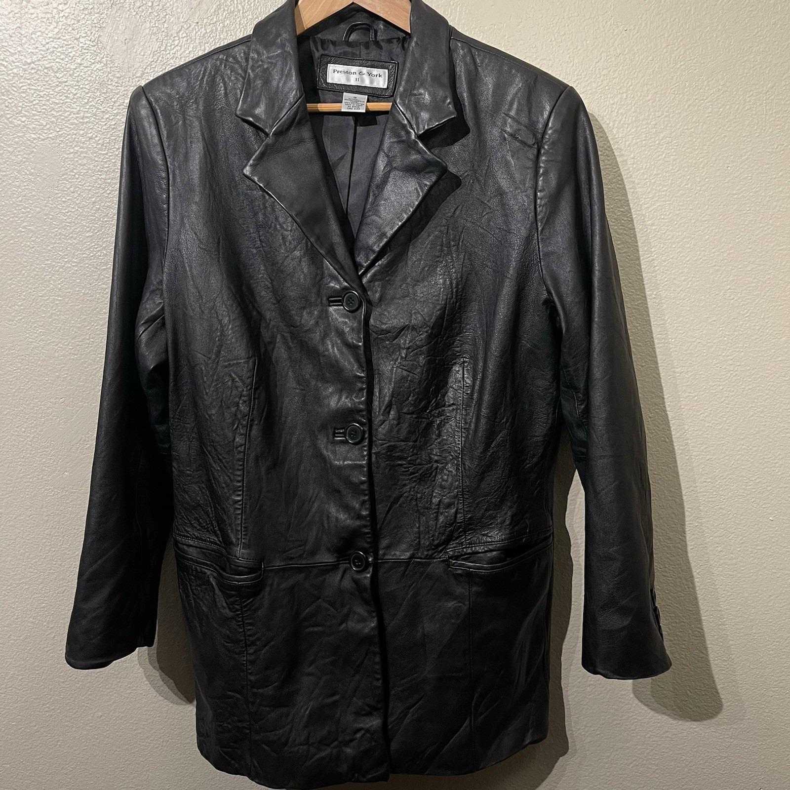 Preston & York Leather Jacket - Etsy