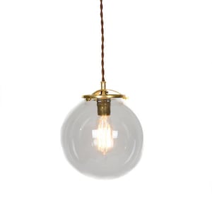 Simply Modern Vintage Style Large Globe Pendant
