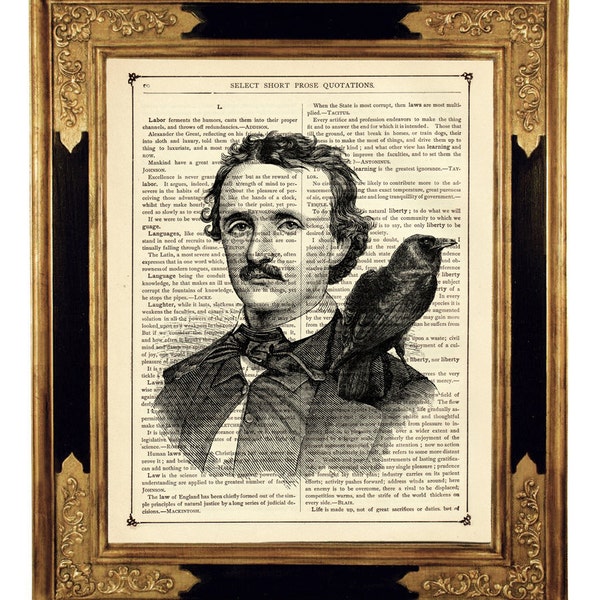 Edgar Allan Poe Art - Etsy
