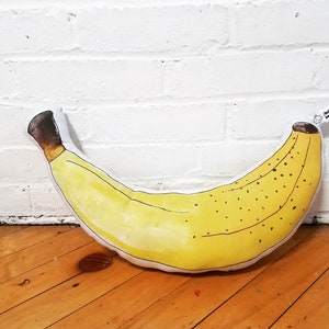 Banana throw pillow