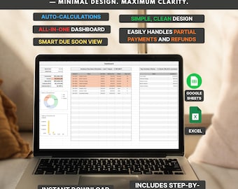 Factuurtracker en spreadsheet met betalingslog: Google Spreadsheets en Excel