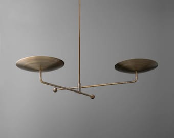 Brass Sputnik Chandelier: 2-Light Fixtures Antique Chandelier Lighting Dining Room