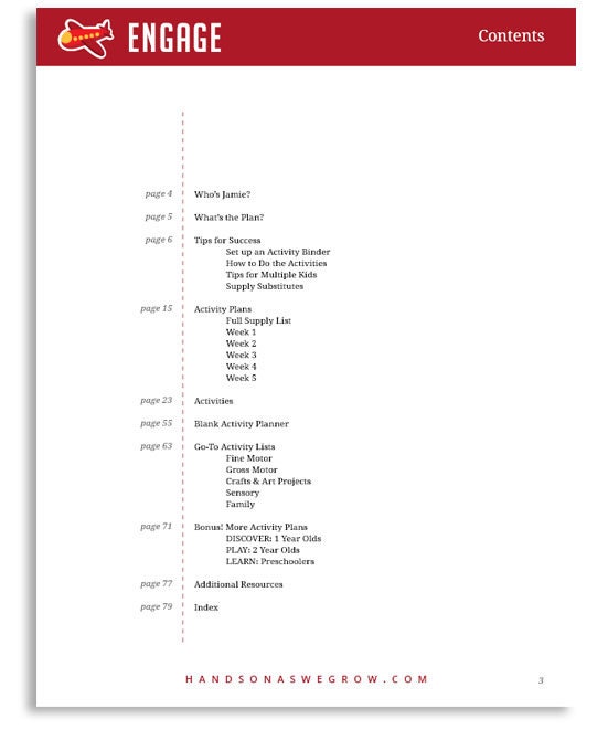 Preschooler Activity Plans | Etsy