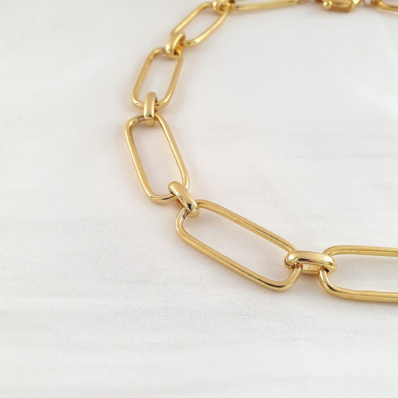 Chunky Gold Chain Anklet Gold Ankle Bracelet Etsy