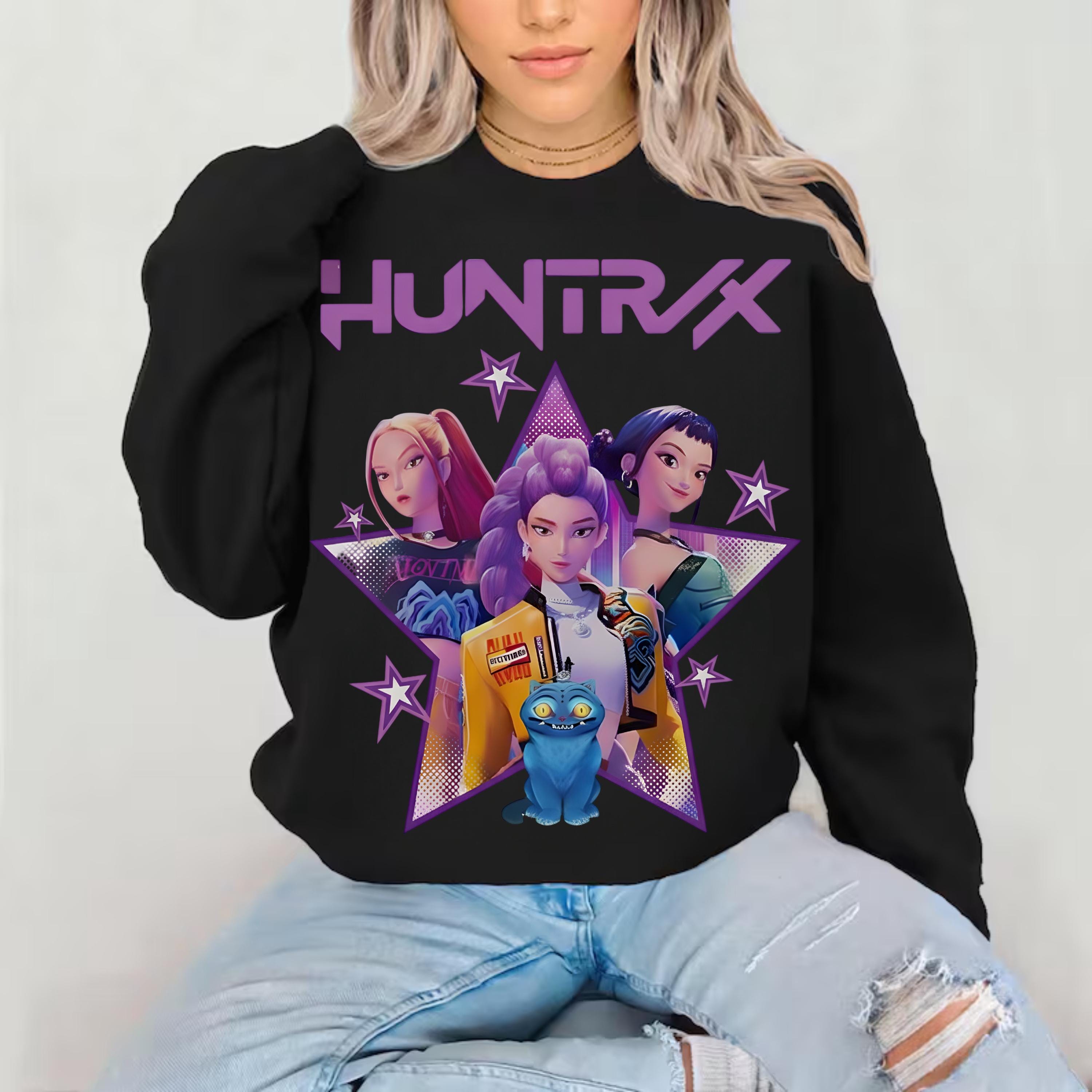 Buy Huntrix Kpop Demon Hunters PNG, Kpop Idol Group Shirt Design, Girl ...