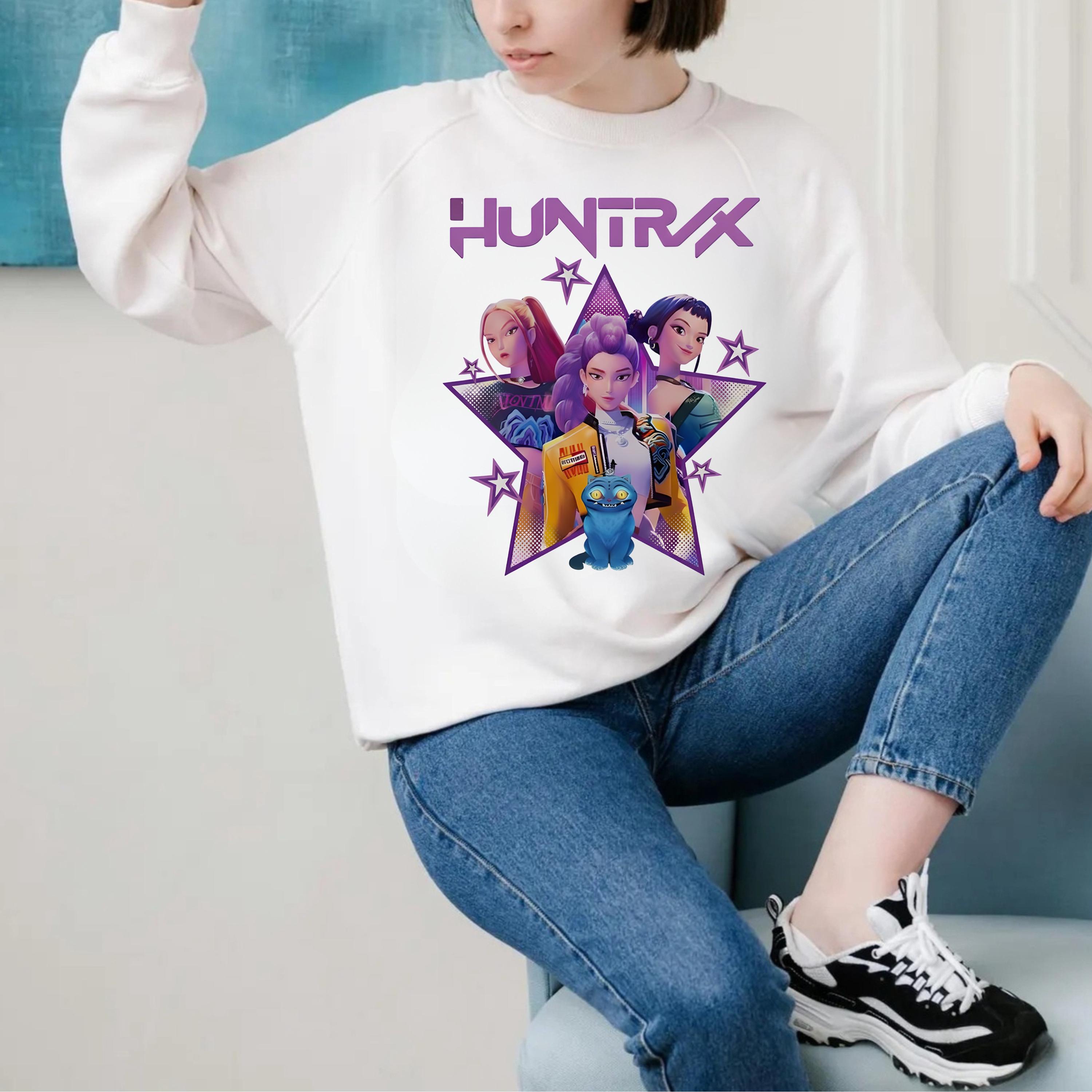 Buy Huntrix Kpop Demon Hunters PNG, Kpop Idol Group Shirt Design, Girl ...