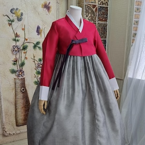 macy's black formal dress Plus Size Corduroy Hanbok Style Korean Dress  Pluspreorder