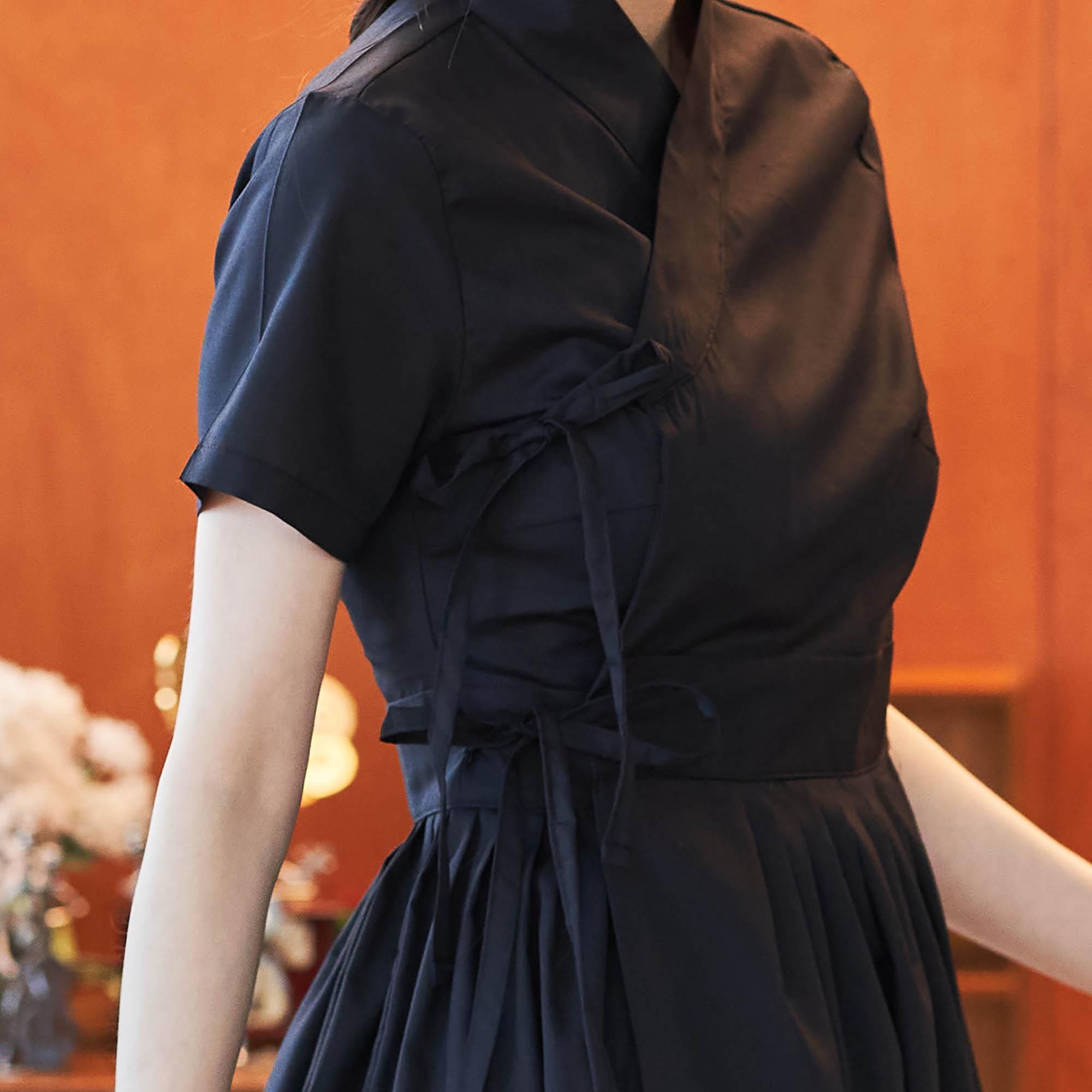 apparel korean black dress Modern Hanbok for Women,Korean Clothing Solid Single Layer COLOR:Blush Black Vintage Y2k Short hera white dc Disney dress up costume.