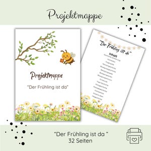 Project folder “Spring is here” | Spring in nursery and kindergarten | Spring activities for kindergarten and nursery