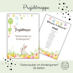 Carpeta de proyectos «Magia de Pascua en el jardín de infancia» | Pascua en guarderías y jardines de infancia | Actividades de Pascua para guarderías y jardines de infancia