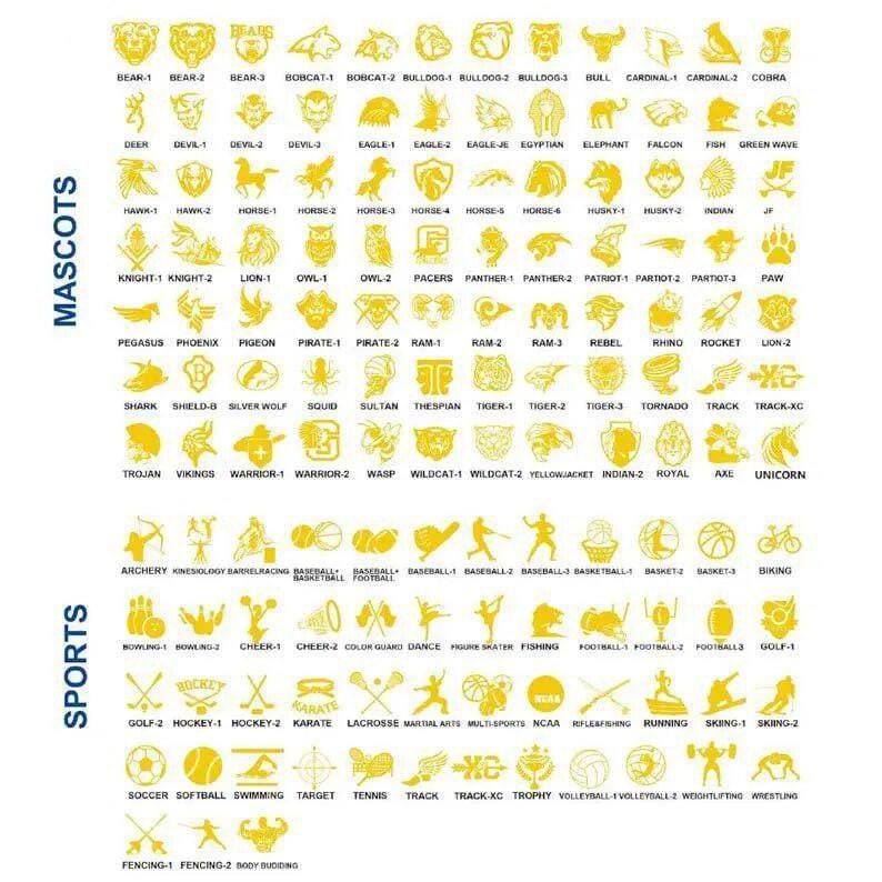 High School Class Ring 2027, Personalized David Name Jewelry, Blue Oval ...