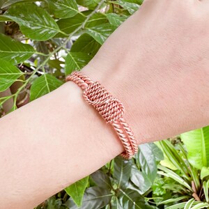 Tensor Ring Bracelet - Double Spiral Copper Cuff - Energy-Inspired Design for Balance & EMF-Aware Living