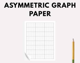 Asymmetric Graph Paper for Math & Engineering (A4/A5/Letter PDF Download)