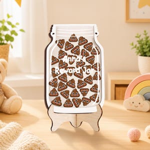 Personalized Emoji Reward Jar, Funny Behavior Chart, Wooden Reward System, Kids Chore Chart, Potty Training, Custom Gift
