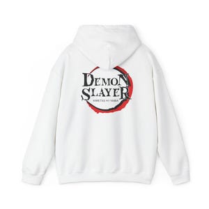 Sudadera con capucha Demon Slayer Chibi - Sudadera unisex de anime, jersey kawaii, jersey de manga japonés, regalo otaku, disfraz de cosplay