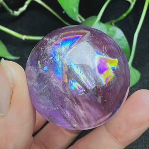 アメジスト　スフィア　38ミリ Amethyst Sphere 38mm - Etsy