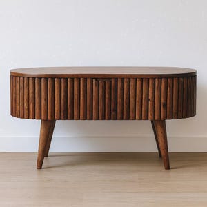 Solid Wood Coffee Table with Lift-Top Storage and Nordic Legs Honey Caramel