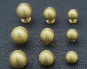 Solid Brass Drawer Knobs: Chrome Cabinet  pulls chrome finish  ,Ball door knob, Hardware