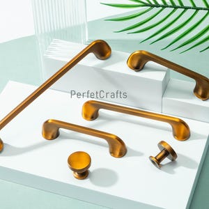 Unique Drawer Knob pulls : Zinc Alloy Cabinet Pull ,Antique Coffee kitchen door handles hardware