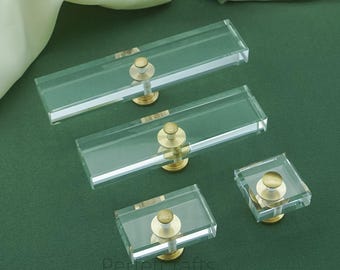 Klare Acryl Schubladenknäufe: Kabinettgriffe, Knäufe, Badezimmertürknauf