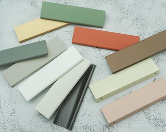 隠しキャビネットハンドル、隠し引き出し取っ手、オレンジグリーングレードアハンドル、カラフルな取っ手金具