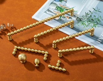 Dekorative Schubladenknäufe, Goldschrankgriffe, Chromkommodeknopf, einzigartiger Perlentürknauf
