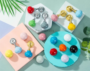 Colorful Ceramic Cabinet Knobs Pulls - Candy Ball Dresser Drawer knob - door handles Hardware