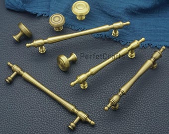 Aged Bronze Kitchen Cabinets handles , Brass Drawer Pulls antique ,Unique Door knobs pulls