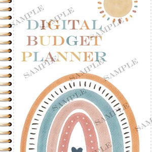 Digital planerare GoodNotes 2021, Finansiell planerare, Digital budgetplanerare, Budgetpärm med kontantkuvert
